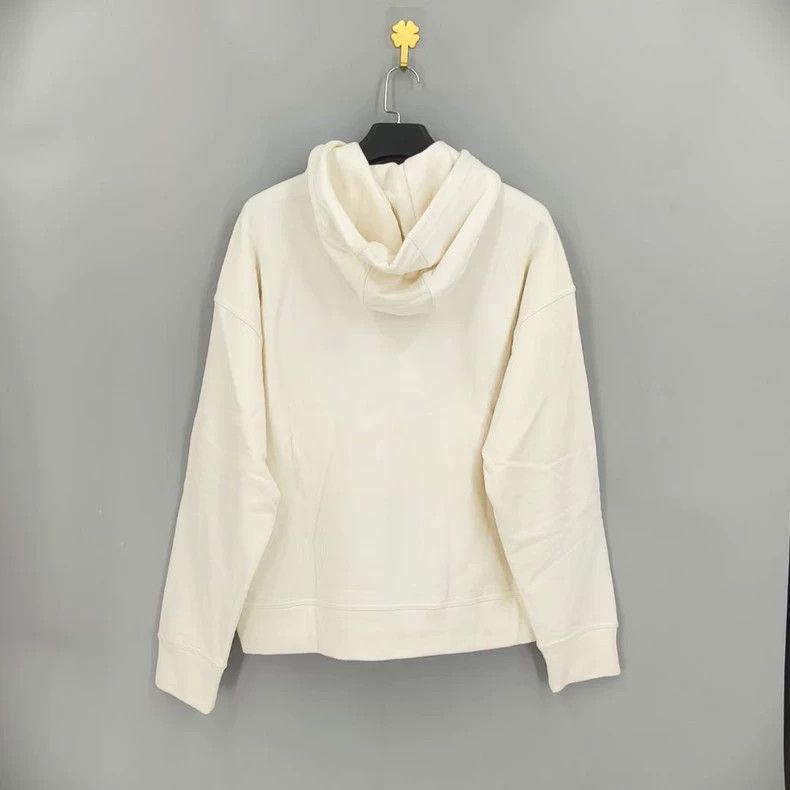 Jil Sander JIL SANDER White Logo Hoodie Size M Size US M / EU 48-50 / 2 - 2 Thumbnail