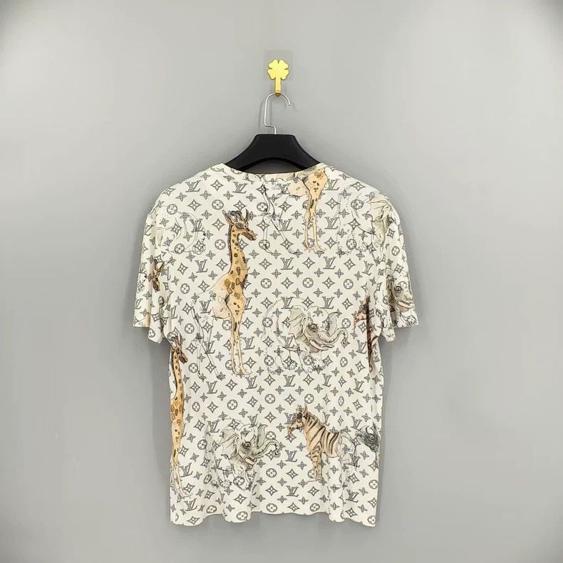 Louis Vuitton louis vuitton animal print cotton t-shirt Size US L / EU 52-54 / 3 - 2 Thumbnail