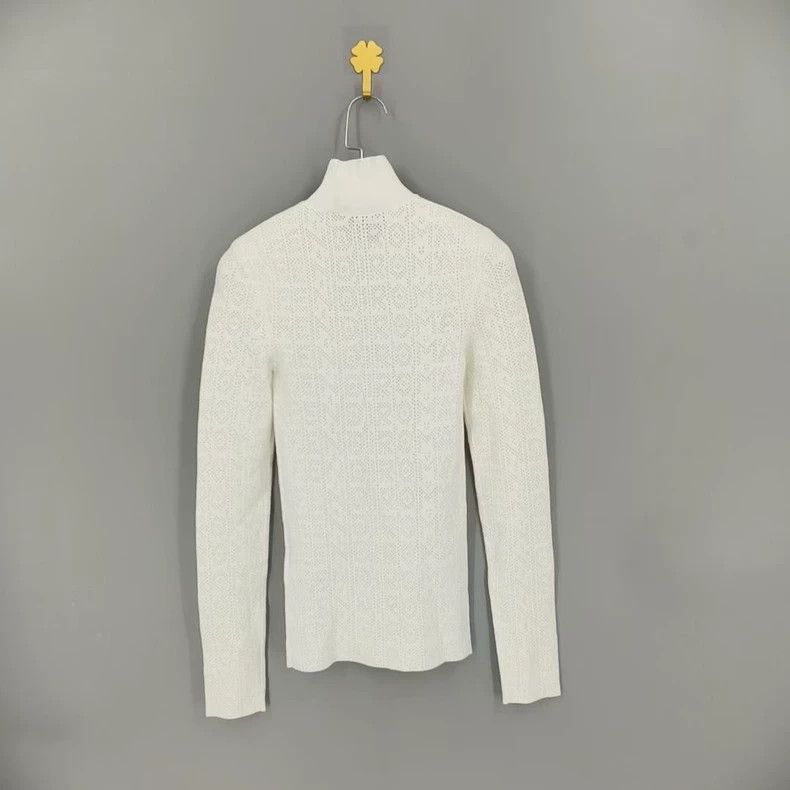 Fendi fendi white logo patterned long sleeve top Size US S / EU 44-46 / 1 - 2 Thumbnail