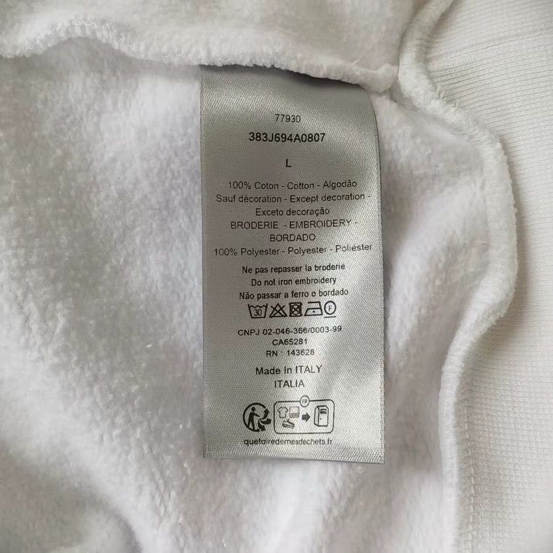 Dior dior long sleeve men’s sweatshirt white Size US L / EU 52-54 / 3 - 5 Thumbnail
