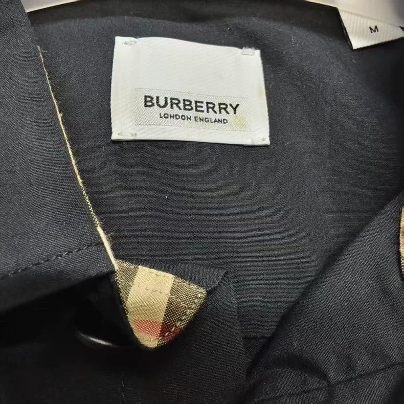 Burberry Burberry Black Long Sleeve Button-Up Shirt Size US M / EU 48-50 / 2 - 3 Thumbnail