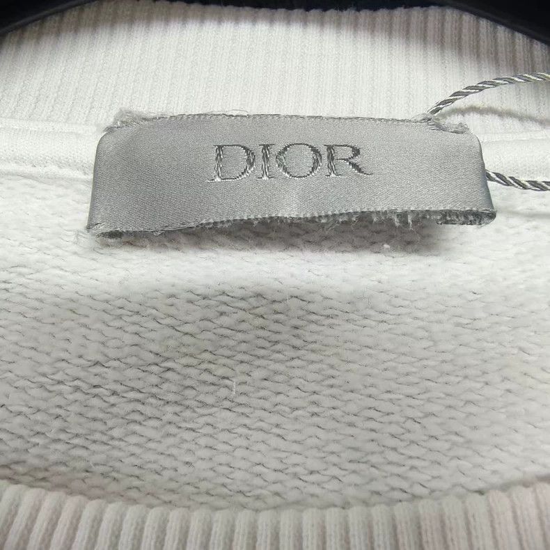 Dior Dior Floral Logo Sweatshirt in White Size US M / EU 48-50 / 2 - 3 Thumbnail