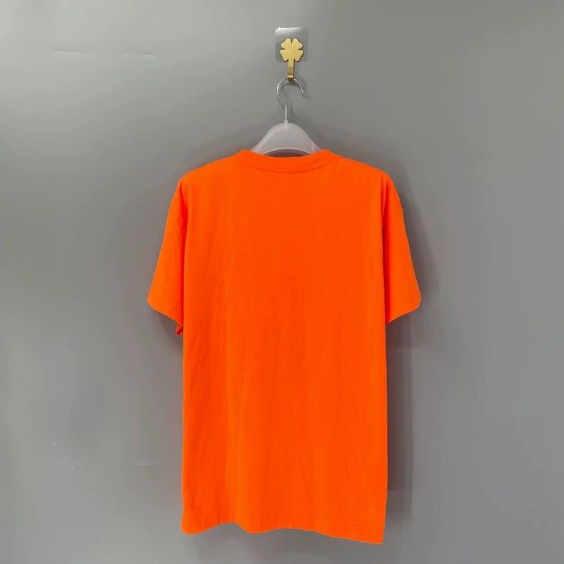 Balenciaga balenciaga orange multilingual short sleeve t-shirt Size US XS / EU 42 / 0 - 2 Thumbnail