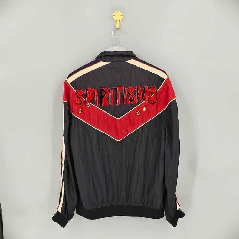 Gucci gucci logo track jacket with rhinestones Size US S / EU 44-46 / 1 - 2 Thumbnail