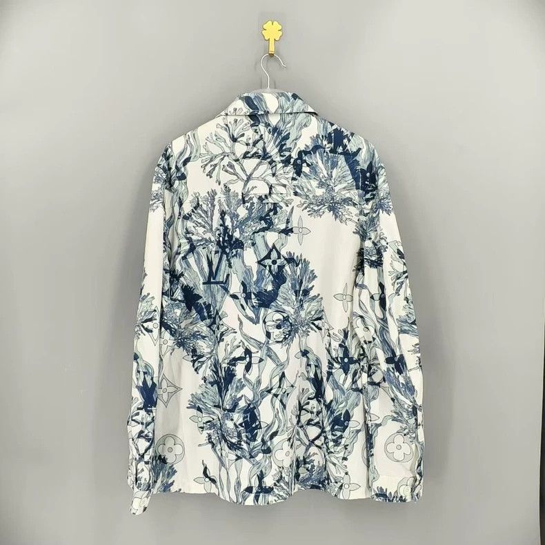 Louis Vuitton louis vuitton floral denim shirt jacket Size US XXL / EU 58 / 5 - 2 Thumbnail