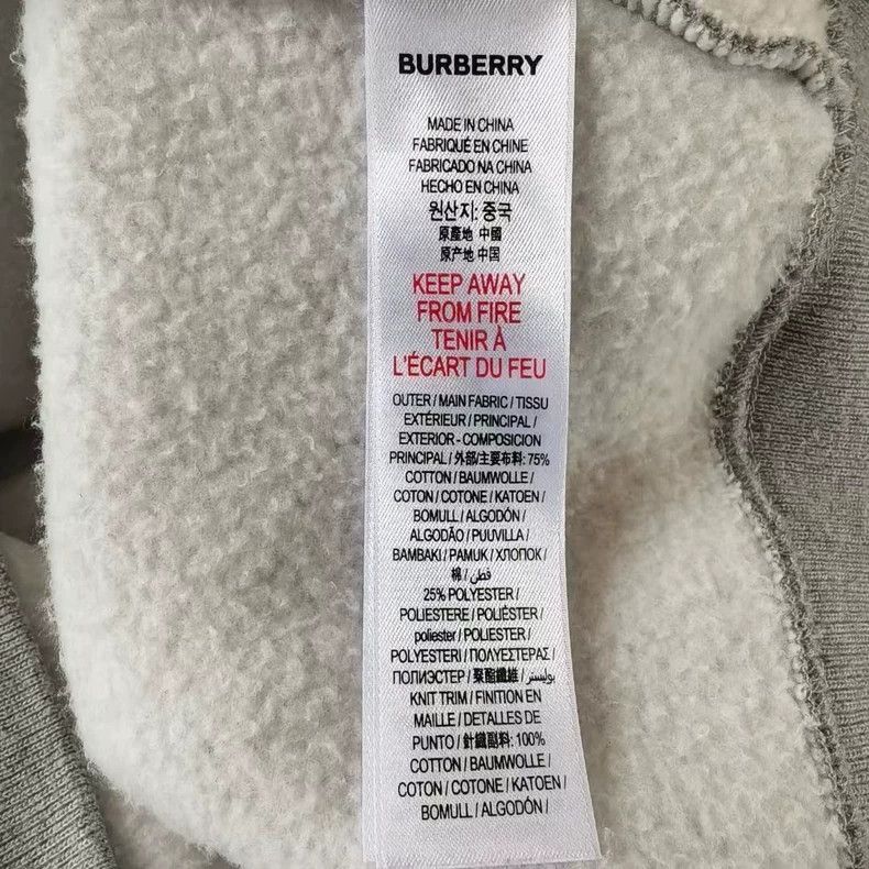 Burberry burberry logo sweatshirt in grey and red Size US M / EU 48-50 / 2 - 5 Thumbnail