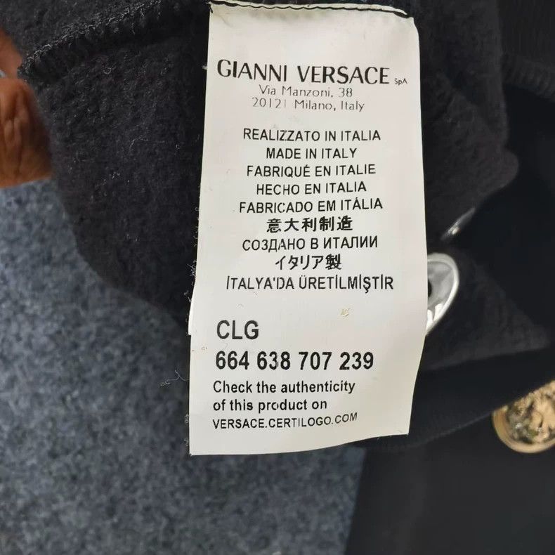 Versace versace lion head metal sweatshirt Size US S / EU 44-46 / 1 - 4 Thumbnail