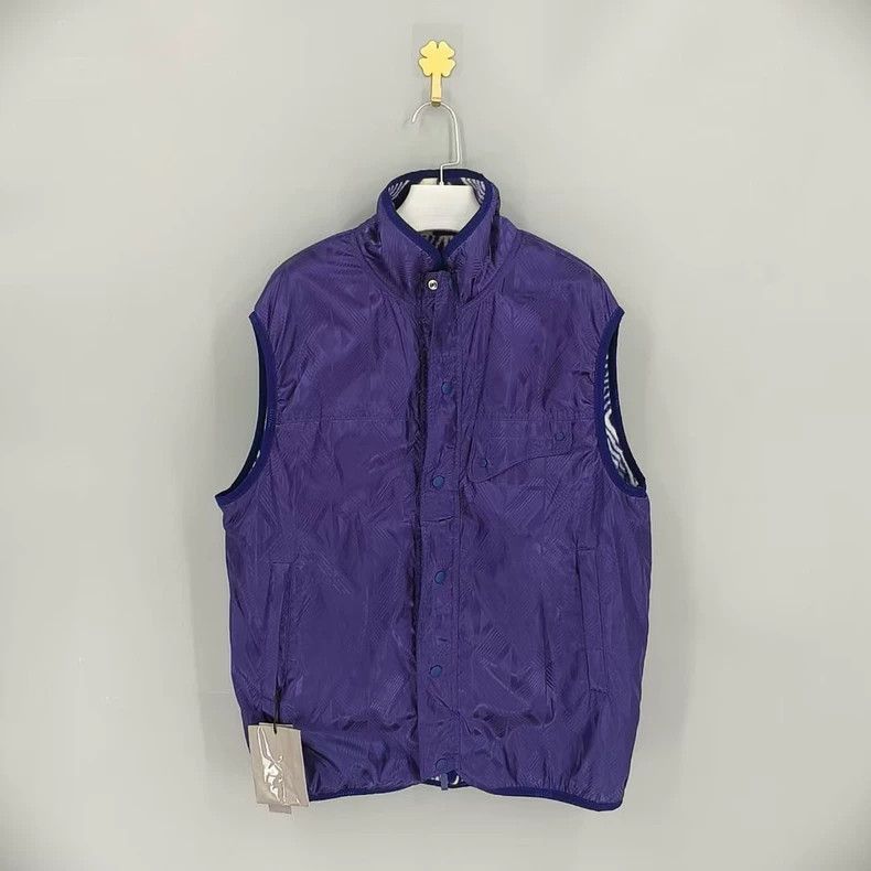 Dior blue geometric print zip vest for men Size US M / EU 48-50 / 2 - 3 Thumbnail