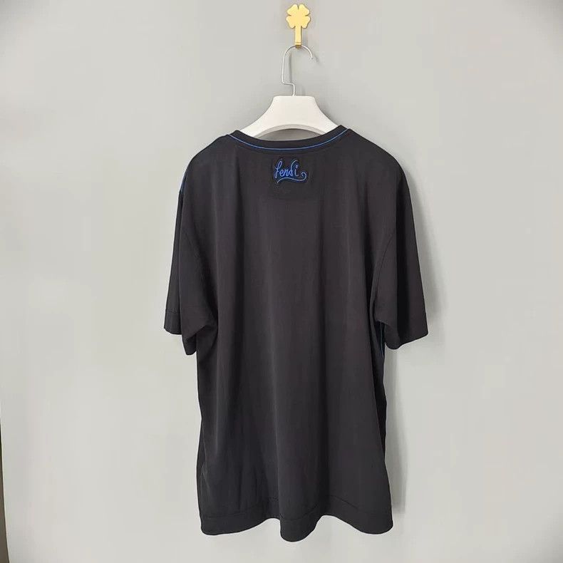 Fendi fendi logo short sleeve black shirt Size US M / EU 48-50 / 2 - 2 Thumbnail