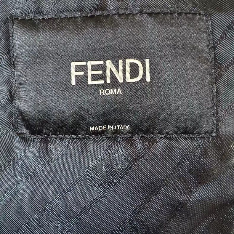 Fendi fendi alpaca wool zip-up jacket for men Size US L / EU 52-54 / 3 - 2 Thumbnail