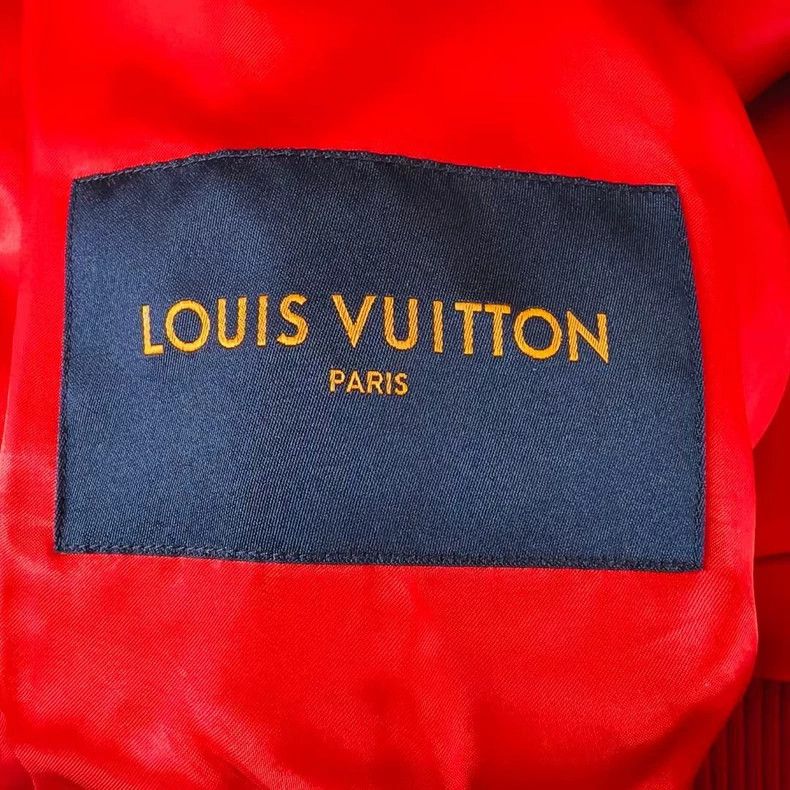 Louis Vuitton louis vuitton red and cream baseball jacket Size US M / EU 48-50 / 2 - 3 Thumbnail