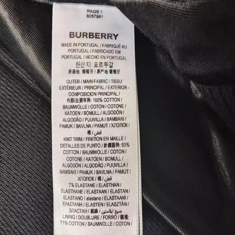 Burberry burberry black logo print long sleeve jacket Size US S / EU 44-46 / 1 - 4 Thumbnail