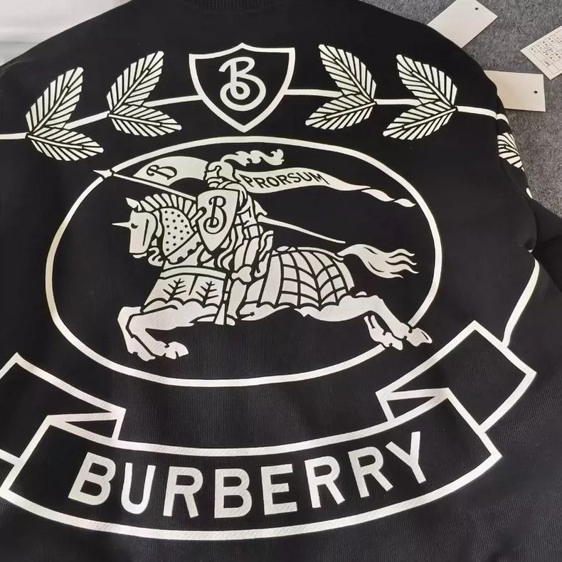 Burberry burberry black logo print long sleeve jacket Size US S / EU 44-46 / 1 - 5 Thumbnail