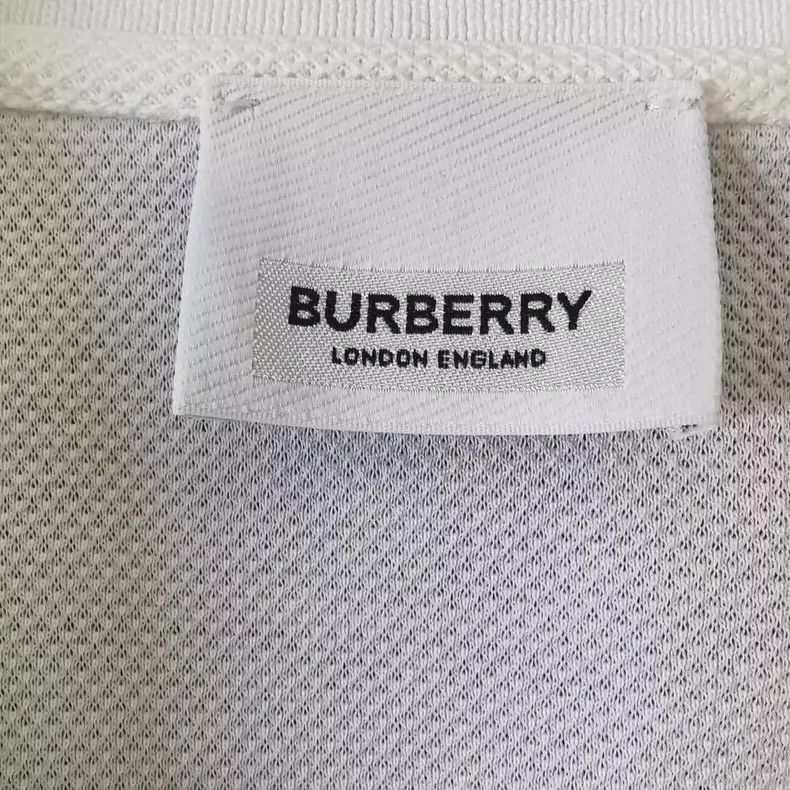 Burberry Burberry White Polo Shirt with Leopard Print Size US M / EU 48-50 / 2 - 3 Thumbnail