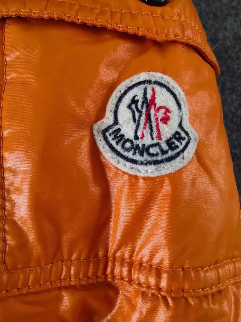 Moncler moncler orange shiny puffer jacket Size US S / EU 44-46 / 1 - 4 Thumbnail