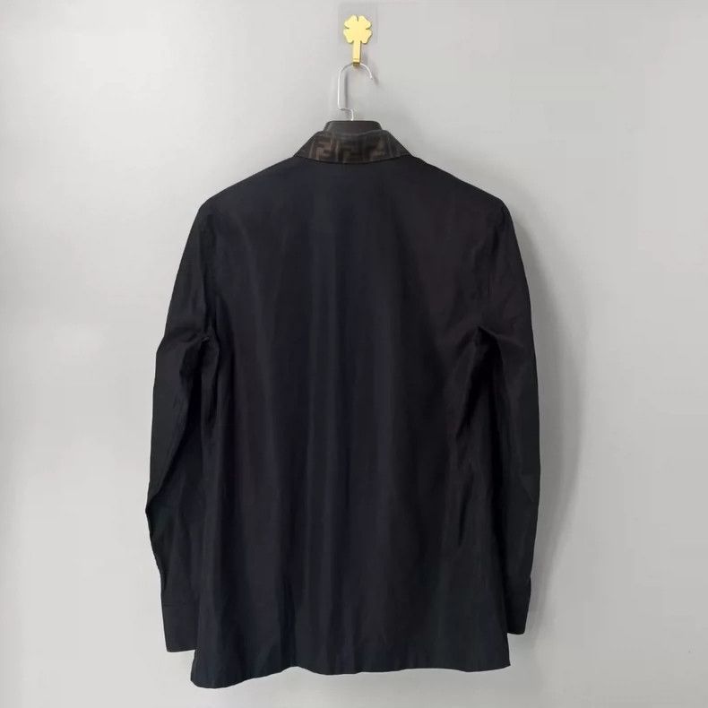 Fendi fendi monogram collar long sleeve shirt Size US M / EU 48-50 / 2 - 2 Thumbnail