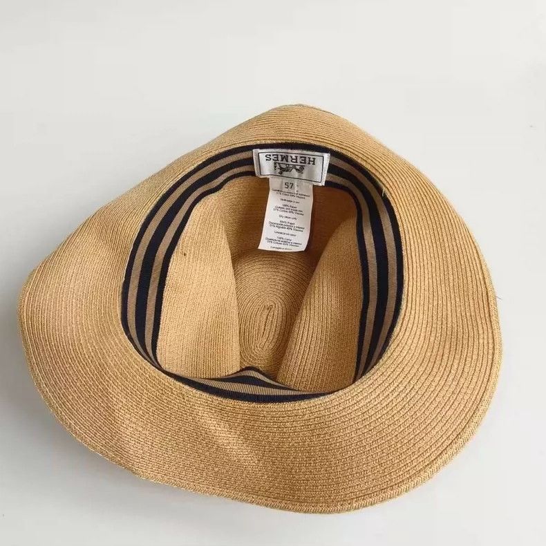 Hermes Hermes Blue and White Striped Fisherman Hat Size ONE SIZE - 3 Thumbnail