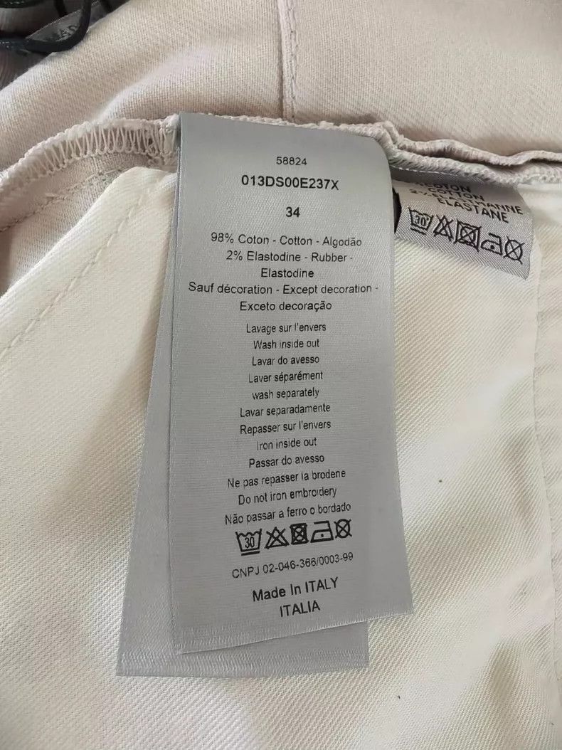 Dior dior white casual long pants with tags Size US 32 / EU 48 - 5 Thumbnail