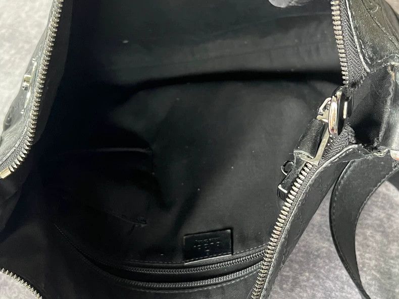 Gucci gucci monogram shoulder bag in black Size ONE SIZE - 8 Thumbnail