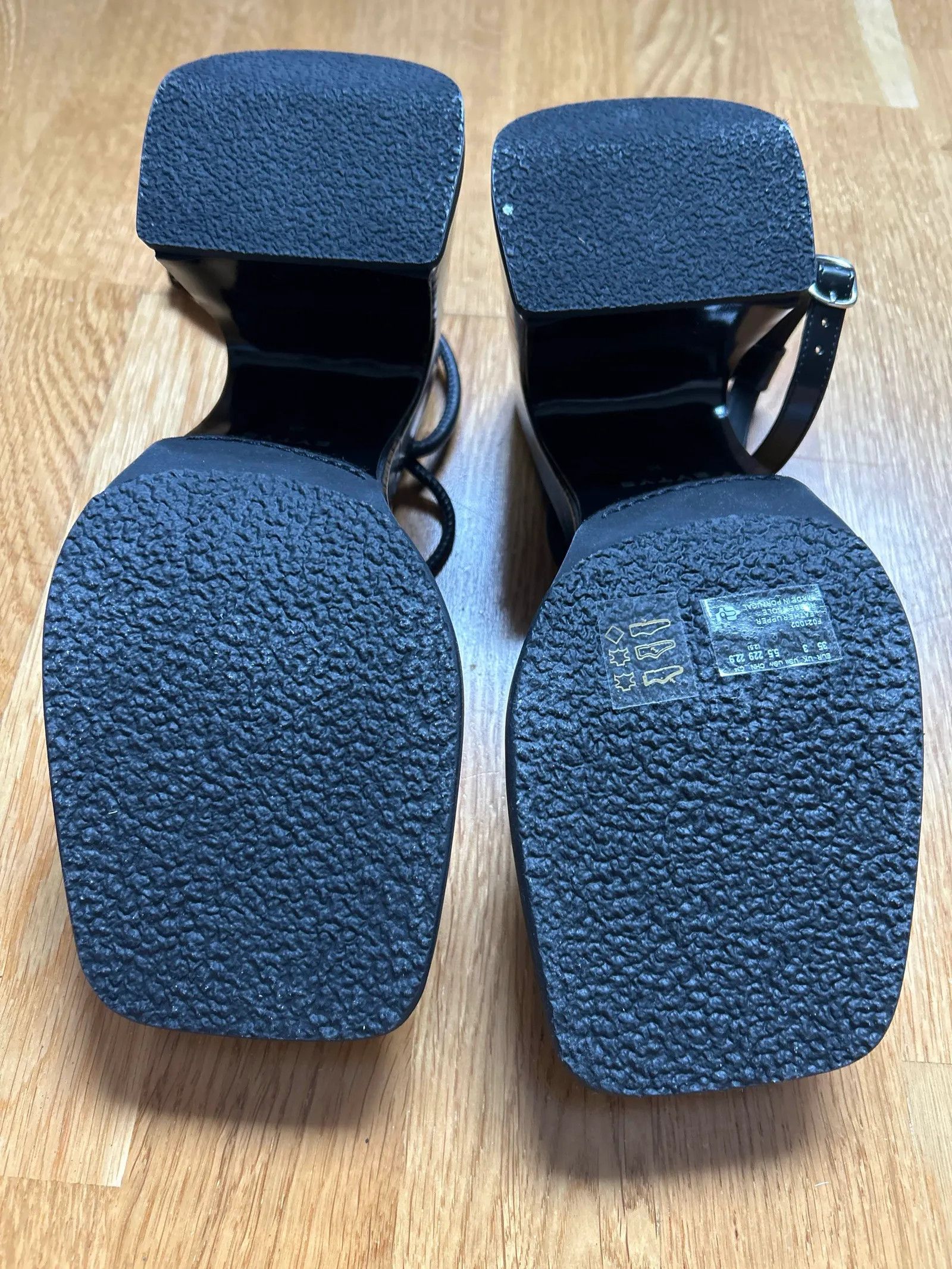 Eytys Eytys Olympia Leather Black Heels Size US 5 / IT 35 - 4 Thumbnail