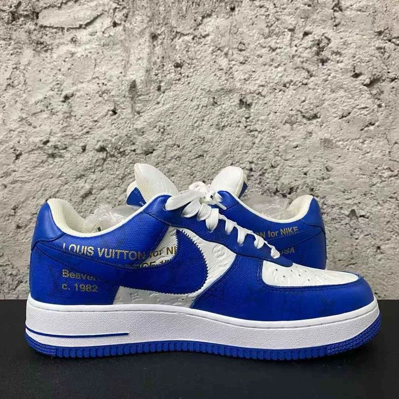 Louis Vuitton louis vuitton x nike air force 1 sneakers Size US 9 / EU 42 - 4 Thumbnail