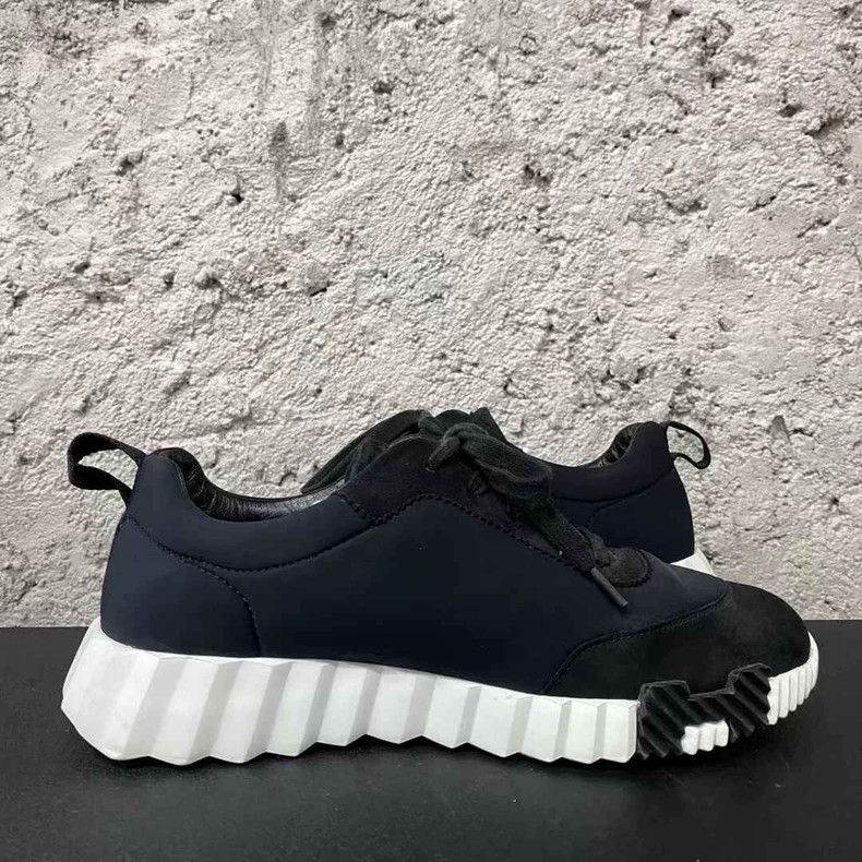 Hermes hermes sneakers in black and white Size US 7.5 / EU 40-41 - 4 Thumbnail