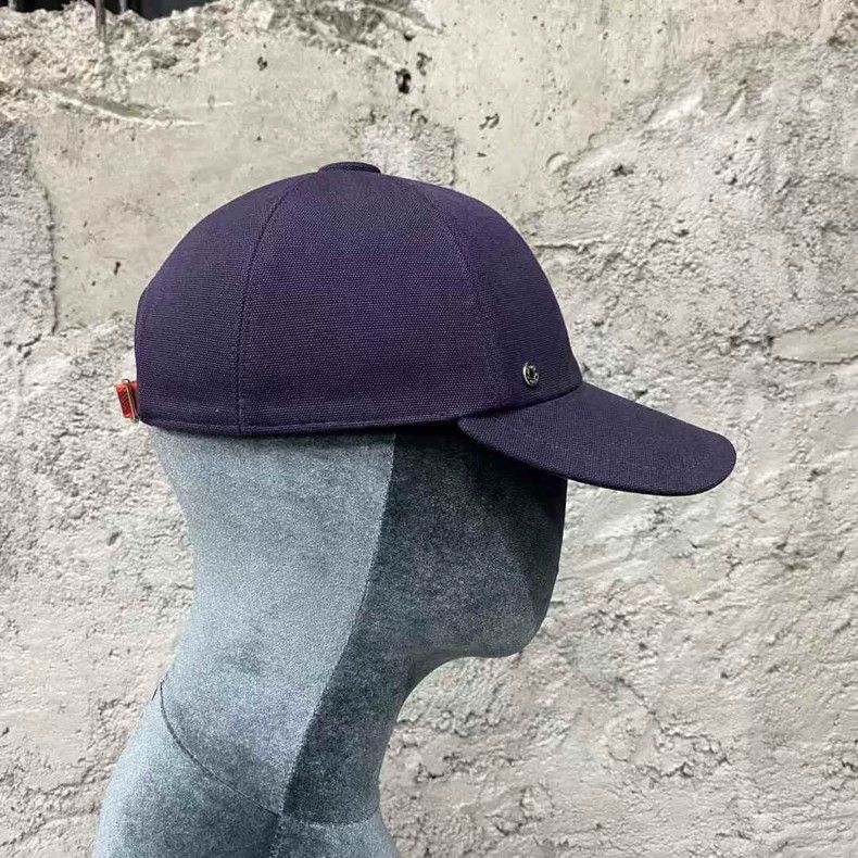 Hermes hermes duckbill cap in dark blue Size ONE SIZE - 4 Thumbnail