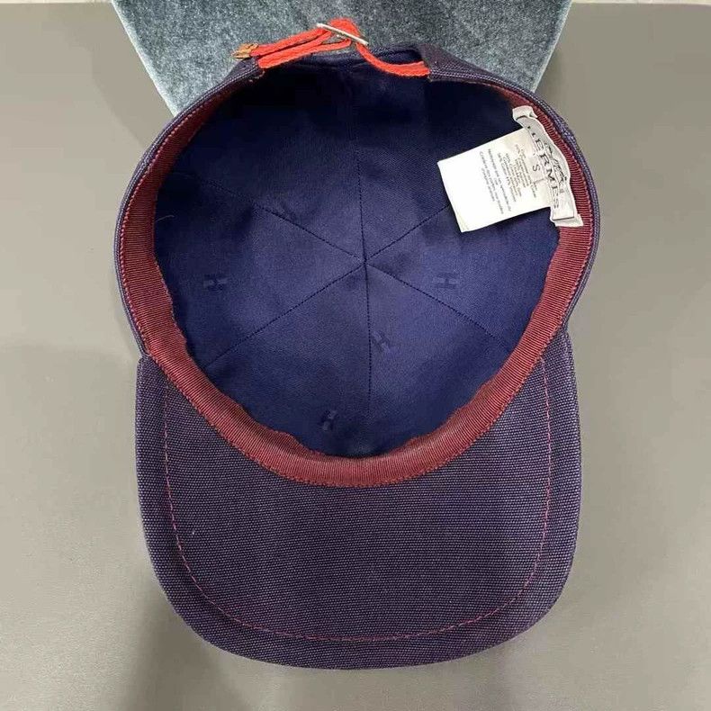 Hermes hermes duckbill cap in dark blue Size ONE SIZE - 5 Thumbnail