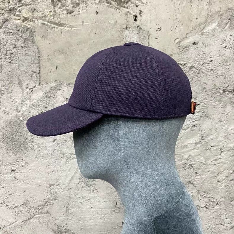 Hermes hermes duckbill cap in dark blue Size ONE SIZE - 3 Thumbnail