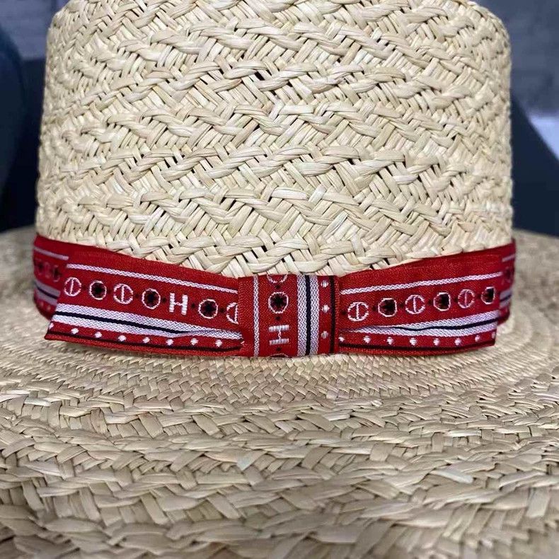 Hermes hermes straw hat with red ribbon Size ONE SIZE - 5 Thumbnail