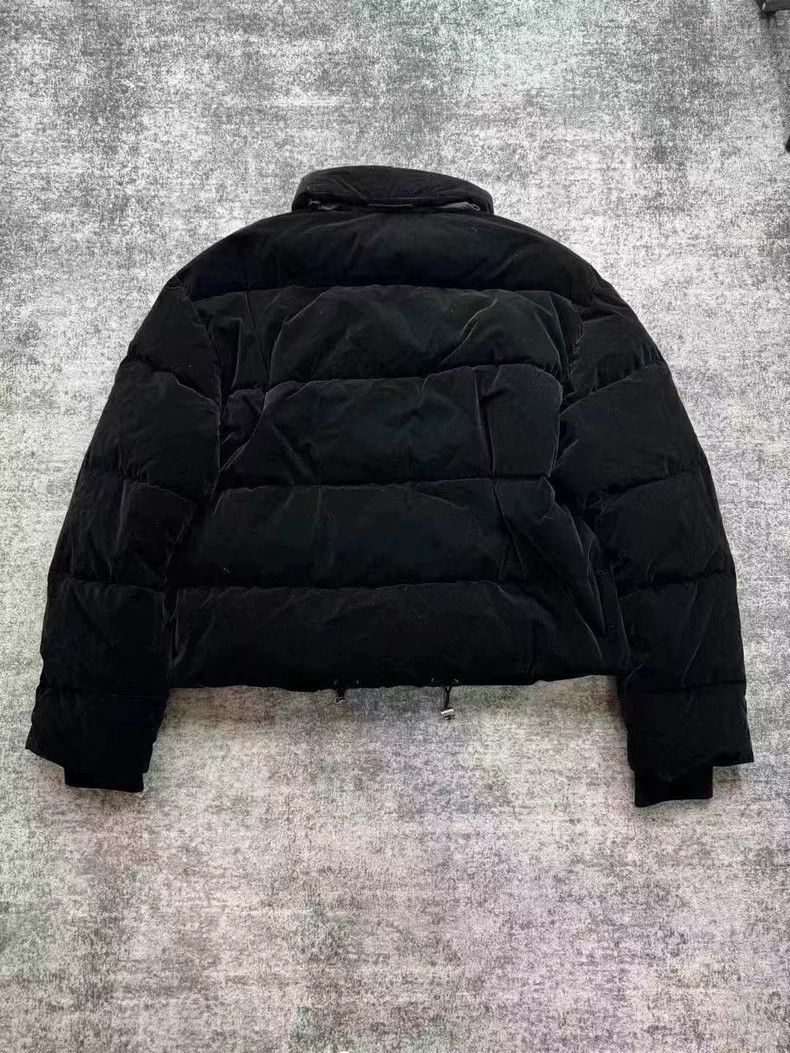 Prada prada black velvet puffer jacket Size US L / EU 52-54 / 3 - 2 Thumbnail