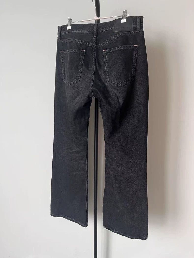 Acne Studios Acne Studios Black Wide-Leg Jeans for Men Size US 32 / EU 48 - 2 Thumbnail