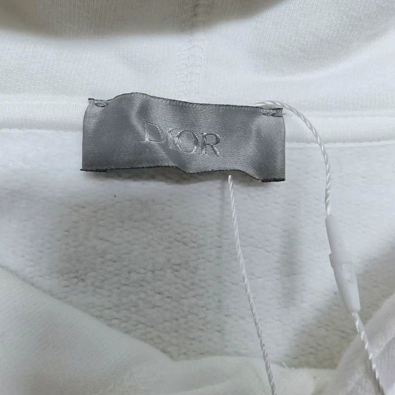 Dior christian dior white logo hoodie Size US M / EU 48-50 / 2 - 3 Thumbnail