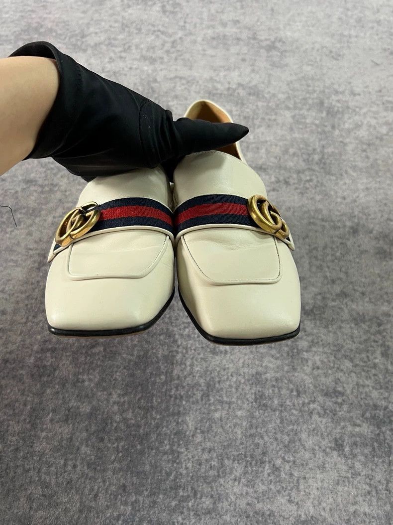 Gucci gucci pearl-embellished high heel shoes Size US 7 / EU 40 - 5 Thumbnail