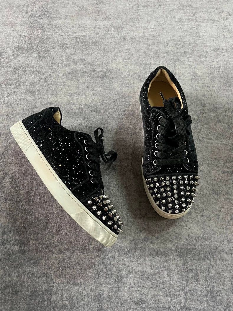 Balenciaga studded black casual sneakers Size US 6.5 / EU 39-40 - 2 Thumbnail