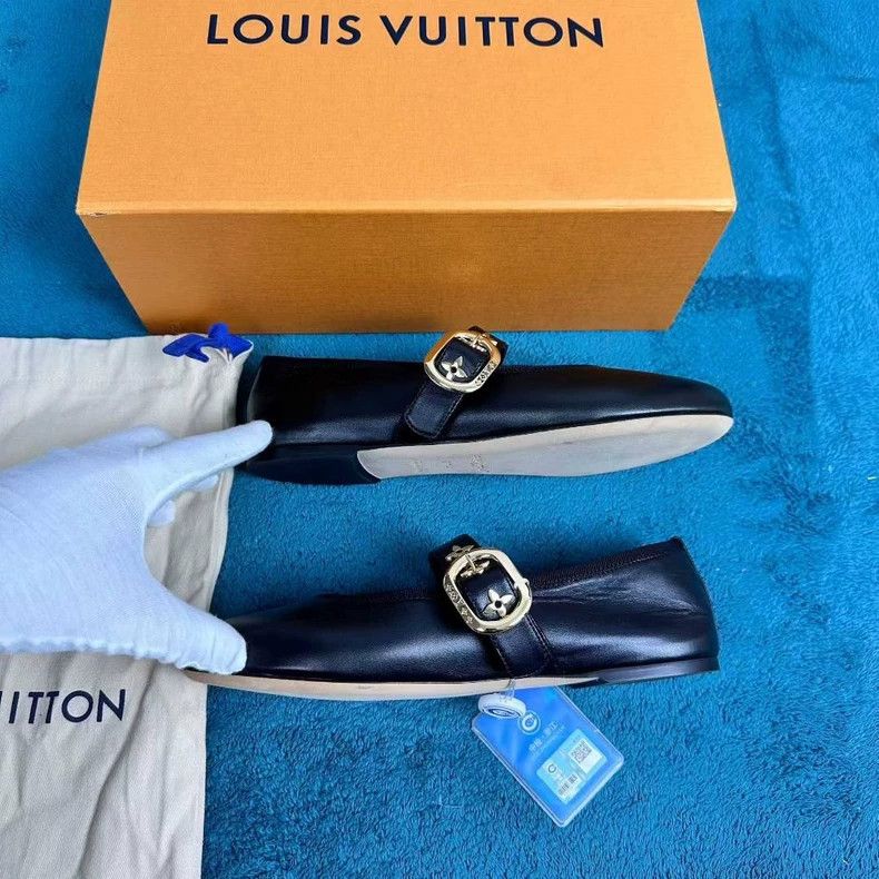 Louis Vuitton louis vuitton romy leather mary jane shoes Size US 7.5 / EU 40-41 - 2 Thumbnail