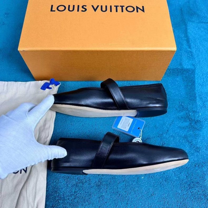 Louis Vuitton louis vuitton romy leather mary jane shoes Size US 7.5 / EU 40-41 - 3 Thumbnail