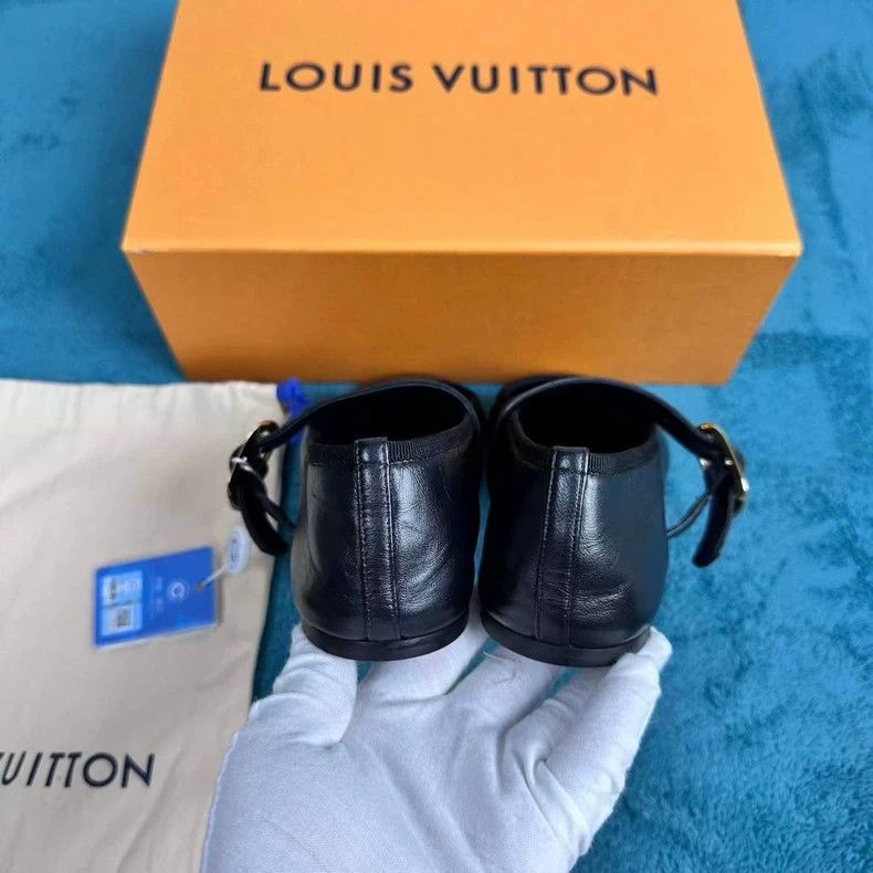 Louis Vuitton louis vuitton romy leather mary jane shoes Size US 7.5 / EU 40-41 - 4 Thumbnail