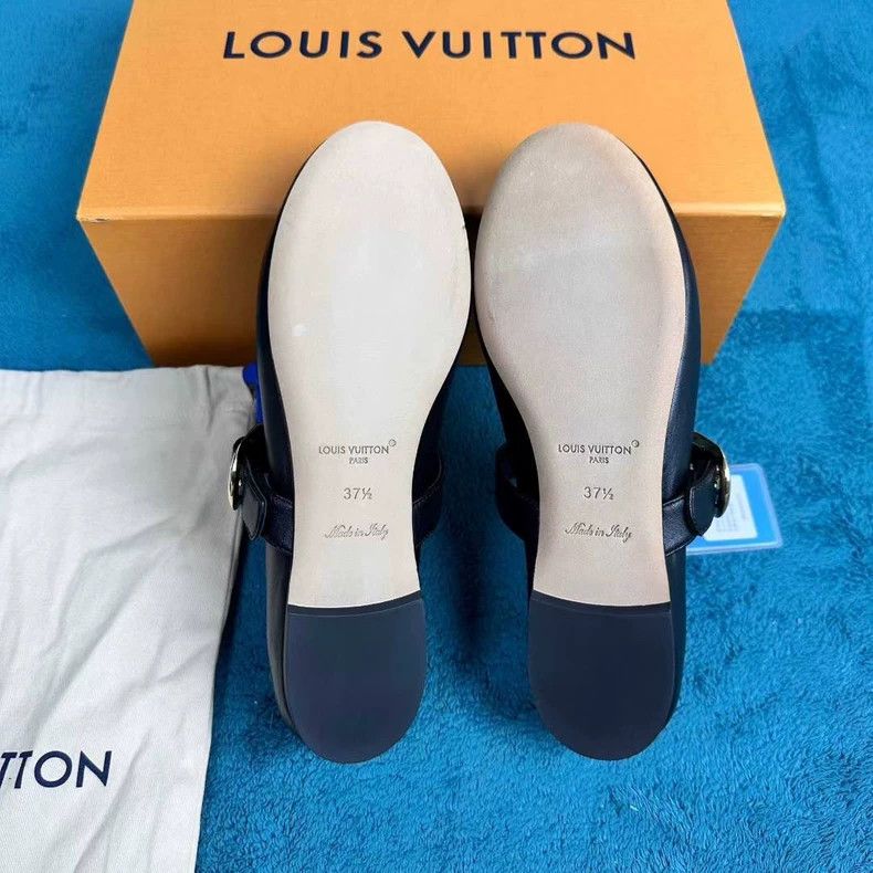 Louis Vuitton louis vuitton romy leather mary jane shoes Size US 7.5 / EU 40-41 - 5 Thumbnail