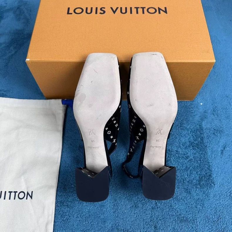 Louis Vuitton lv shake high-heeled shoes in black Size US 7.5 / EU 40-41 - 5 Thumbnail