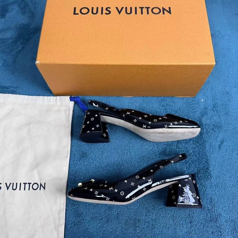 Louis Vuitton lv shake high-heeled shoes in black Size US 7.5 / EU 40-41 - 2 Thumbnail