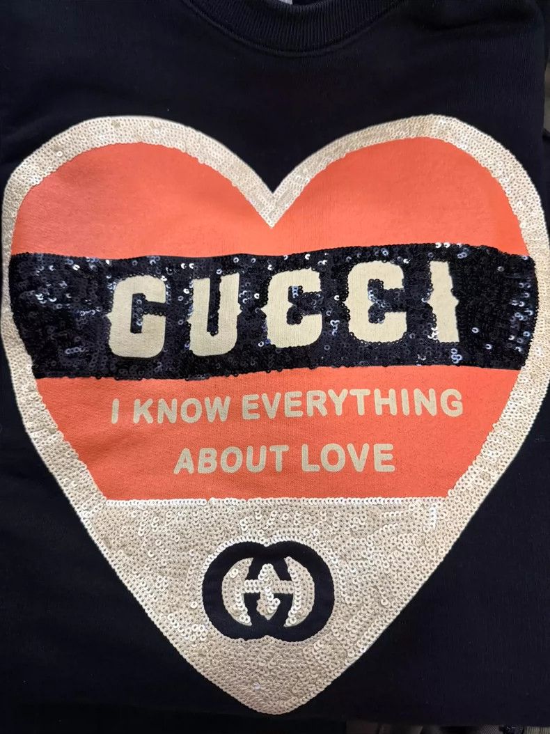 Gucci gucci heart logo detachable sleeve t-shirt dress Size US XS / EU 42 / 0 - 2 Thumbnail