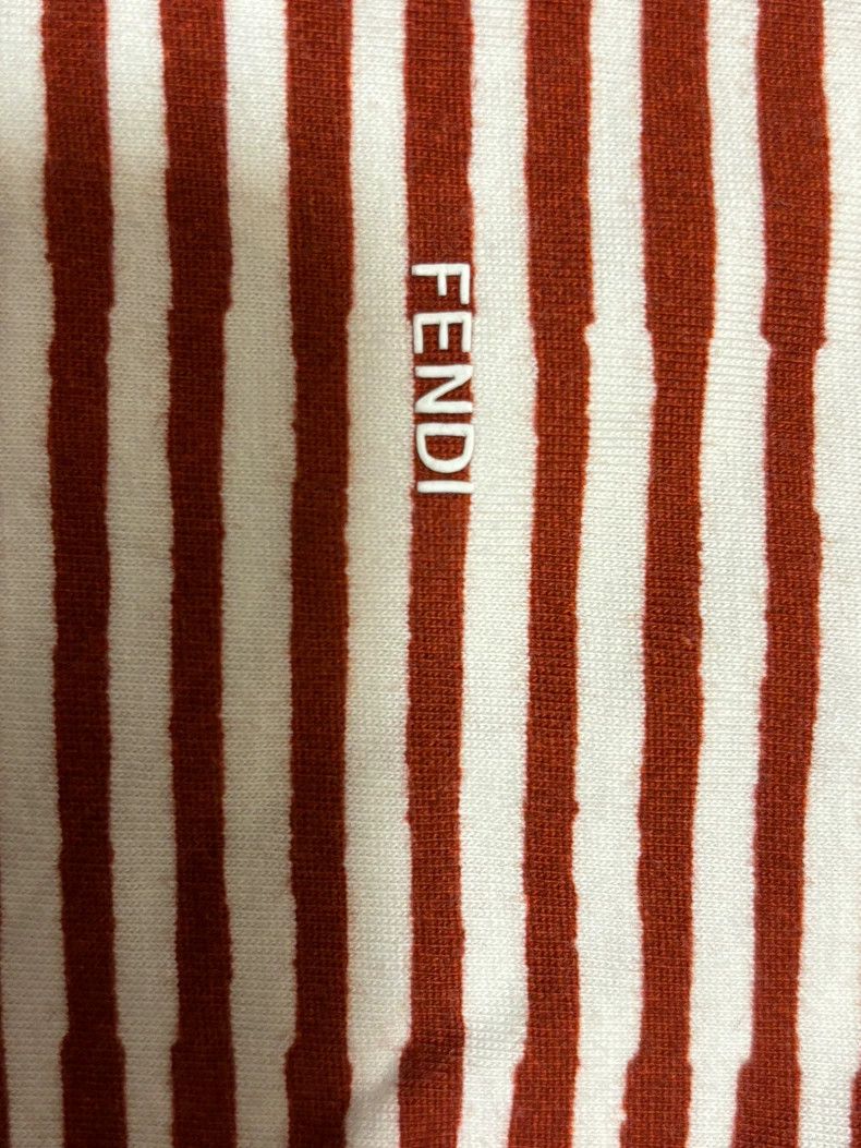 Fendi fendi men's polo shirt with stripes Size US M / EU 48-50 / 2 - 3 Thumbnail