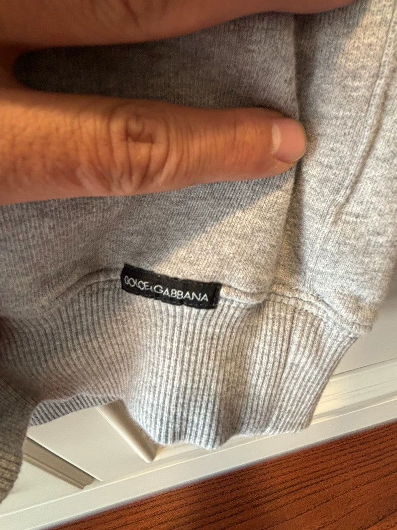 Dolce & Gabbana gray casual hoodie with graphic print Size US L / EU 52-54 / 3 - 3 Thumbnail