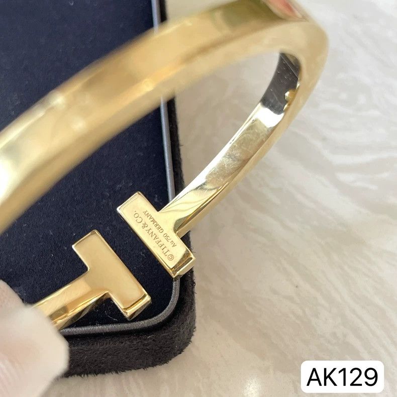 Tiffany & Co. tiffany 18k gold t-shaped open bracelet Size ONE SIZE - 7 Thumbnail