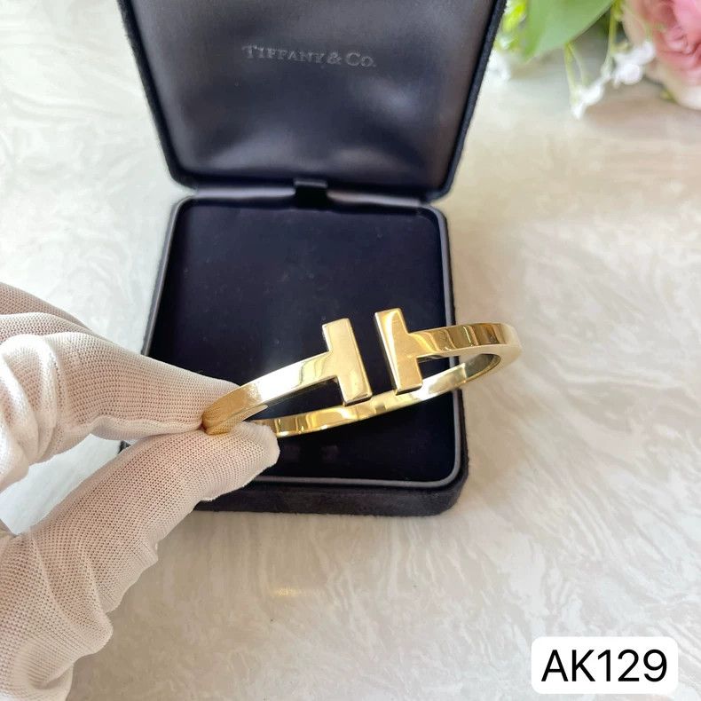 Tiffany & Co. tiffany 18k gold t-shaped open bracelet Size ONE SIZE - 3 Thumbnail