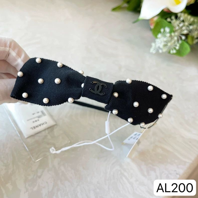 Chanel black bow pearl hairband from Chanel Size ONE SIZE - 5 Thumbnail