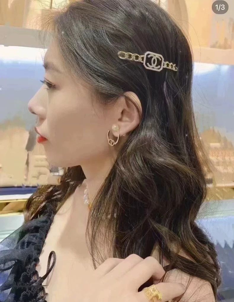 Chanel chanel double c lock bone hairpin Size ONE SIZE - 3 Thumbnail