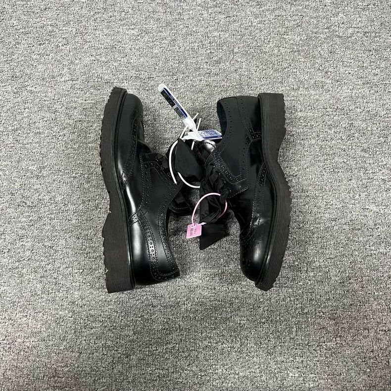 Prada prada black brogue shoes with bow Size US 8 / EU 41 - 4 Thumbnail