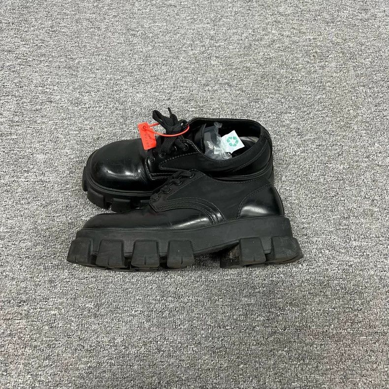 Prada prada thick-soled derby shoes in black Size US 10 / EU 43 - 2 Thumbnail